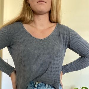 cozy and casual blue sweater!